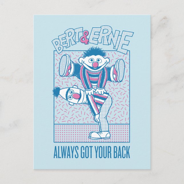 Bert & Ernie | Alltid där för dig Vykort (Framsida)