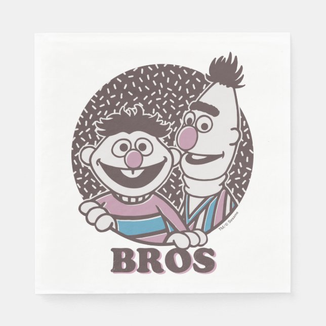 Bert & Ernie | Bros Pappersservett (Framsidan)