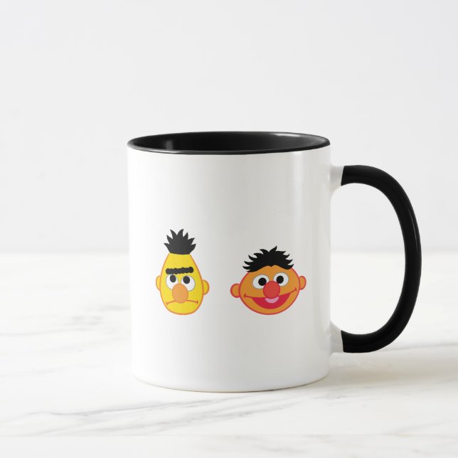 Bert & Ernie-emoji-tecken Mugg (Höger)