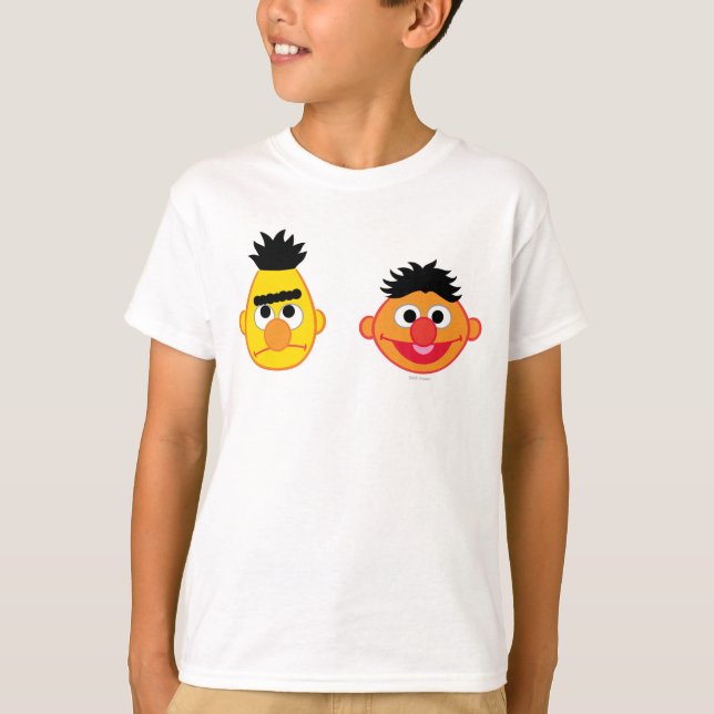 Bert & Ernie-emoji Tee Shirt (Framsida)