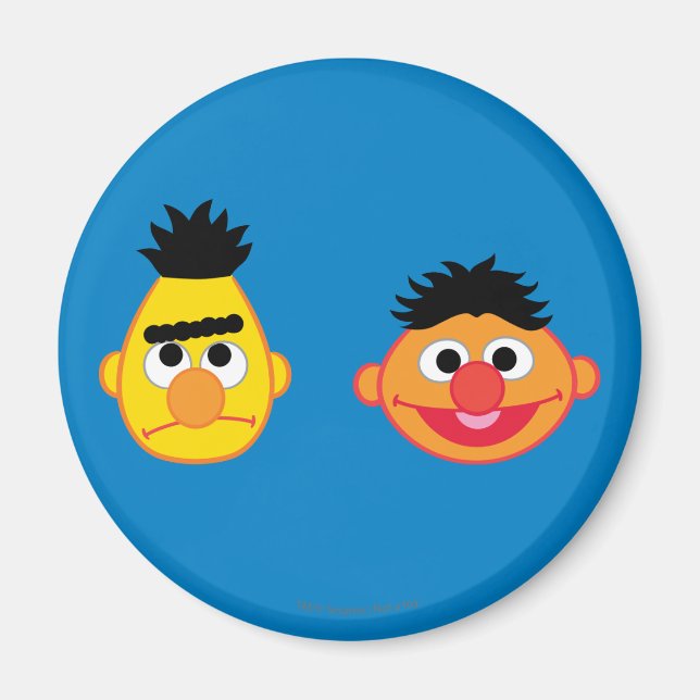 Bert & Ernie Emojis Magnet (Framsidan)