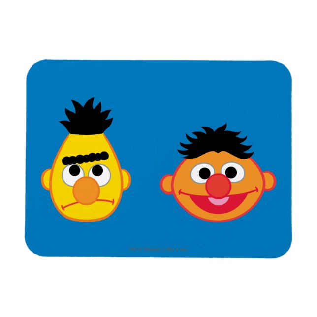 Bert & Ernie Emojis Magnet (Horisontell)