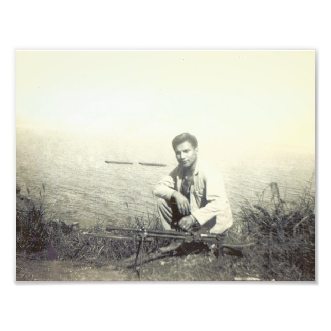 Bert Funmaker Vintage Photo Fototryck (Framsidan)