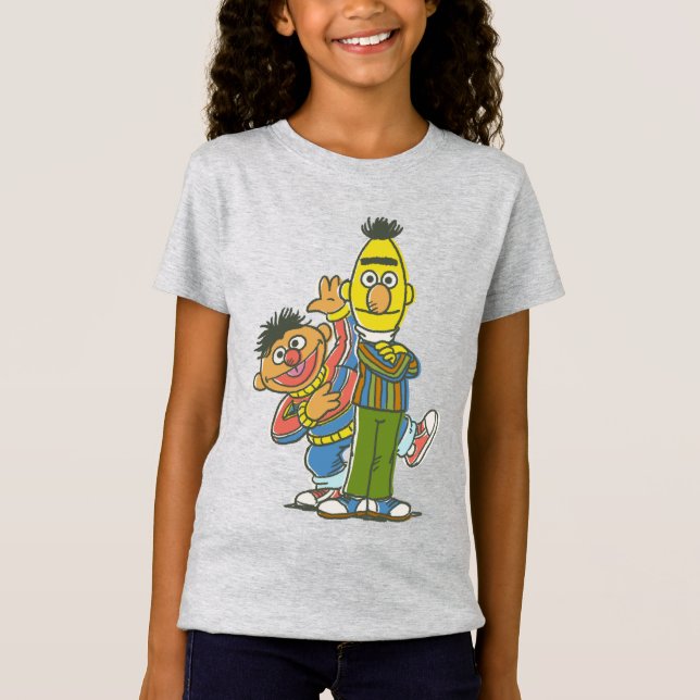Bert och Ernie Classic Stil Tee (Framsida)