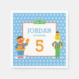 Bert och Ernie födelsedag Pappersservett