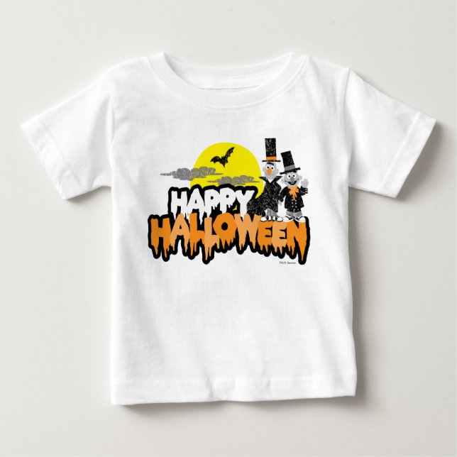 Bert och Ernie | HAPPY HALLOWEEN T Shirt (Framsida)