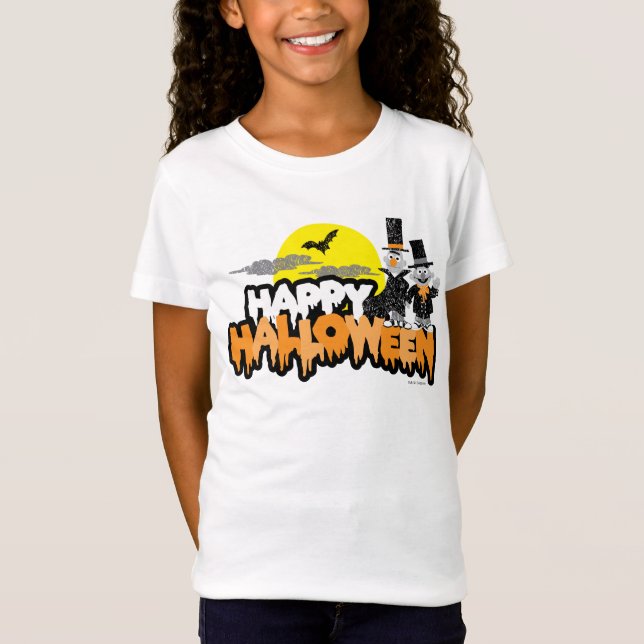Bert och Ernie | HAPPY HALLOWEEN T Shirt (Framsida)