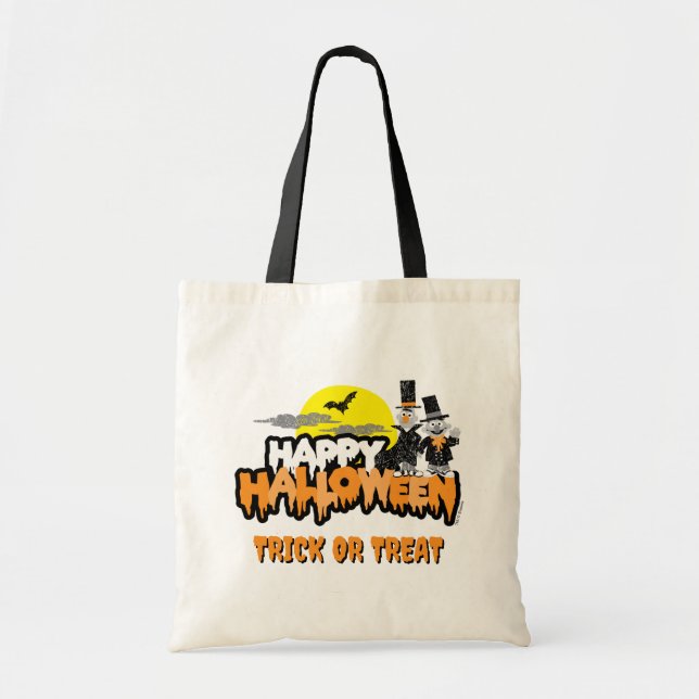 Bert och Ernie | HAPPY HALLOWEEN Tygkasse (Framsidan)