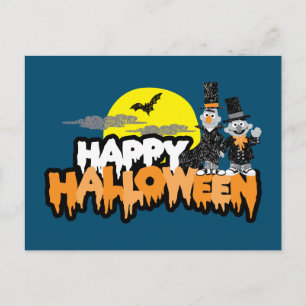 Bert och Ernie   HAPPY HALLOWEEN Vykort