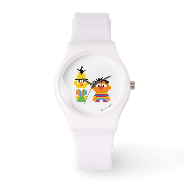 Bert och Ernie Pixel Art Armbandsur (Framsida)