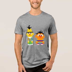 Bert och Ernie Pixel Art T Shirt