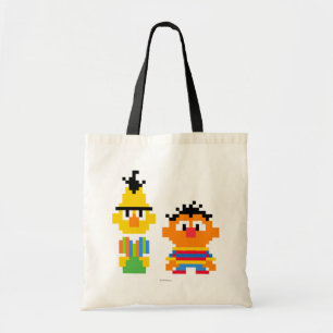 Bert och Ernie Pixel Art Tygkasse