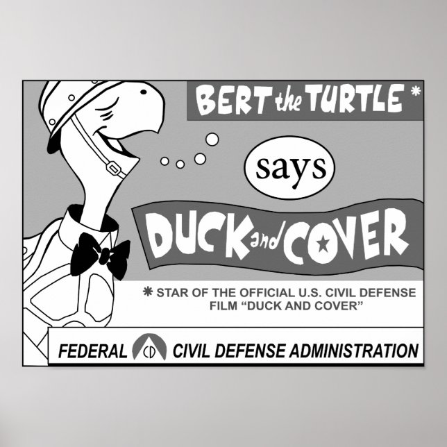Bert the Turtle Says Poster (Framsidan)