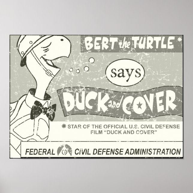 Bert the Turtle Says Poster (Framsidan)