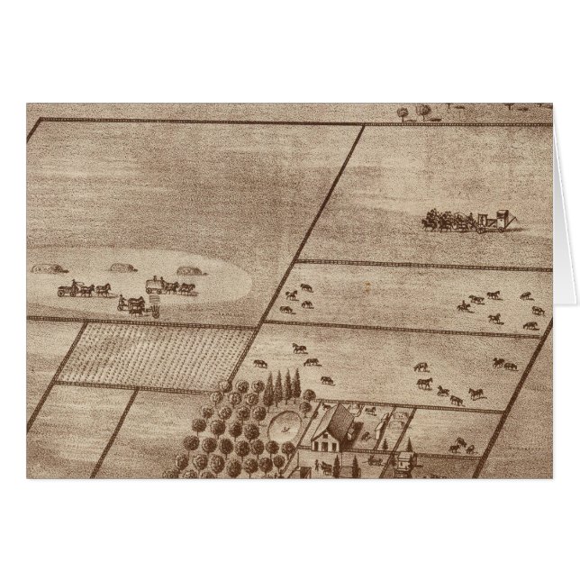 Bertch ranch hälsningskort (Framsidan Horizontal)