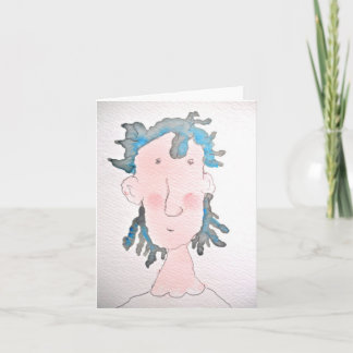 Bertha Blob notecard Kort