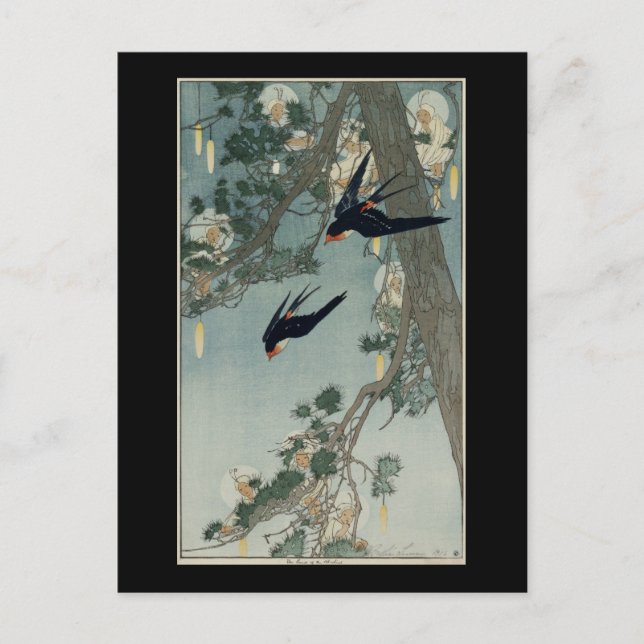 Bertha Boynton Lum Blåfågelns land Vykort (Framsida)