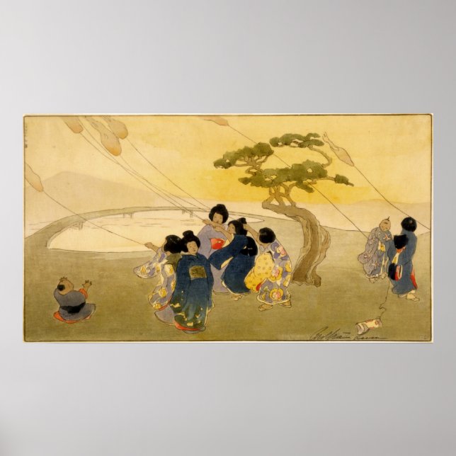 Bertha Boynton Lum Kites Poster (Framsidan)