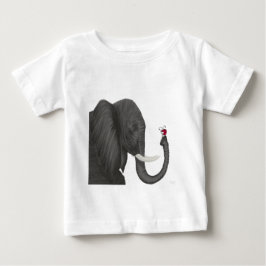 Bertha, den ärade elefanten och Cute Ladybug T-shirt