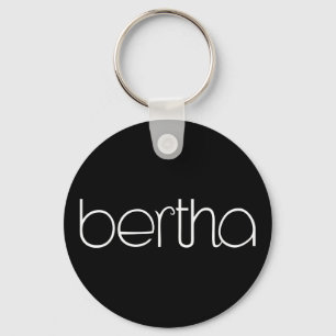 Bertha white Keychain Nyckelring