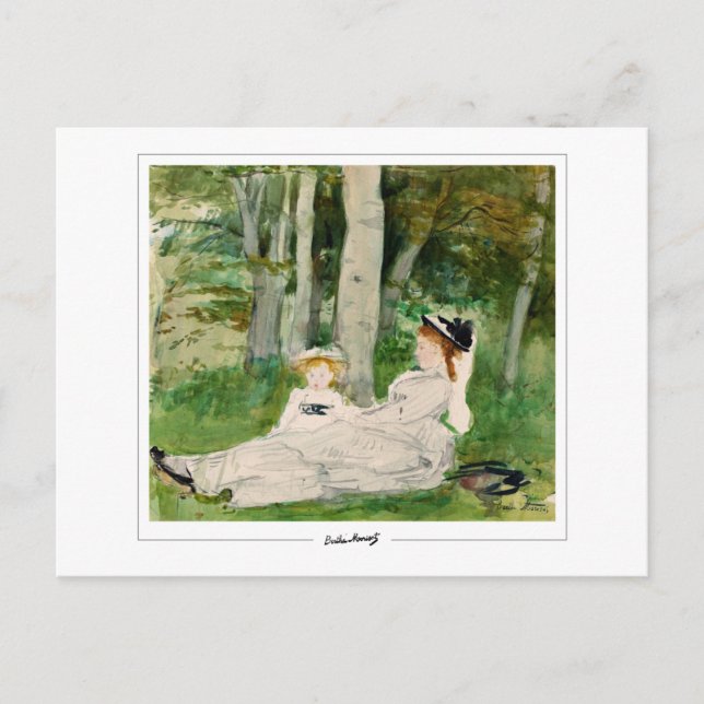 Berthe Morisot #100 - Finkonst Vykort (Framsida)