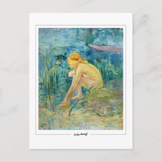 Berthe Morisot #4 - konst Vykort (Framsida)