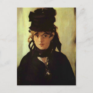Berthe Morisot av Edouard Manet Vykort