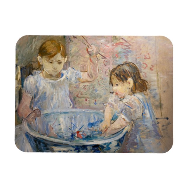 Berthe Morisot - Barn i bäckenet Magnet (Horisontell)