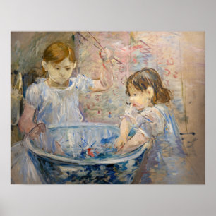 Berthe Morisot - Barn i bäckenet Poster
