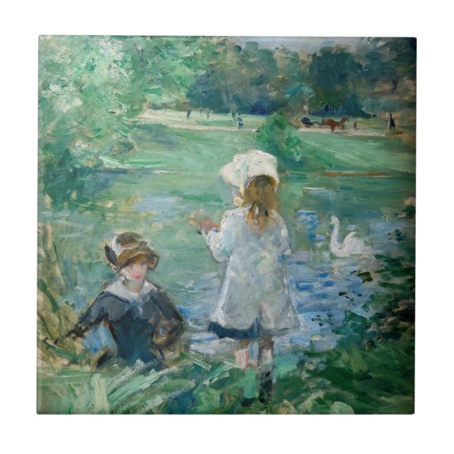 Berthe Morisot - bredvid Sjö Kakelplatta (Framsidan)