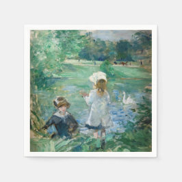 Berthe Morisot - bredvid Sjö Pappersservett