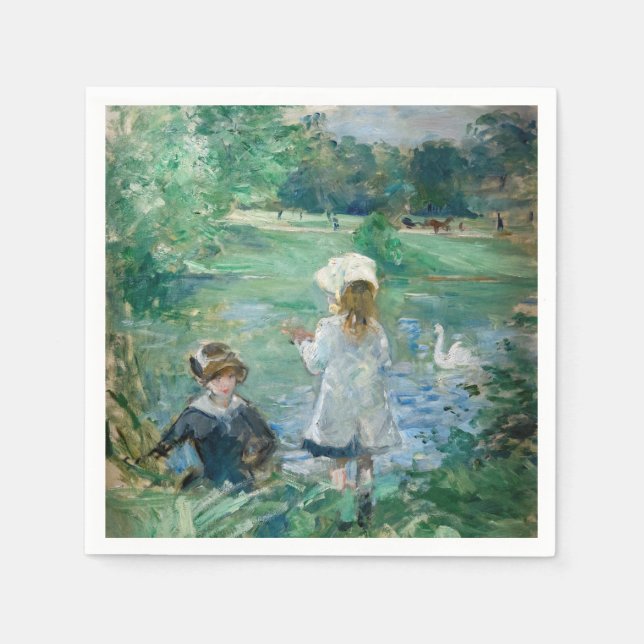 Berthe Morisot - bredvid Sjö Pappersservett (Framsidan)
