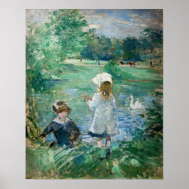 Berthe Morisot - bredvid Sjö Poster