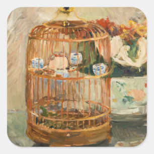 Berthe Morisot - buren Fyrkantigt Klistermärke