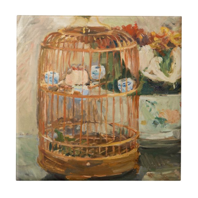 Berthe Morisot - buren Kakelplatta (Framsidan)