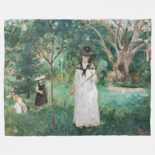 Berthe Morisot - Butterfly Hunt Fleecefilt