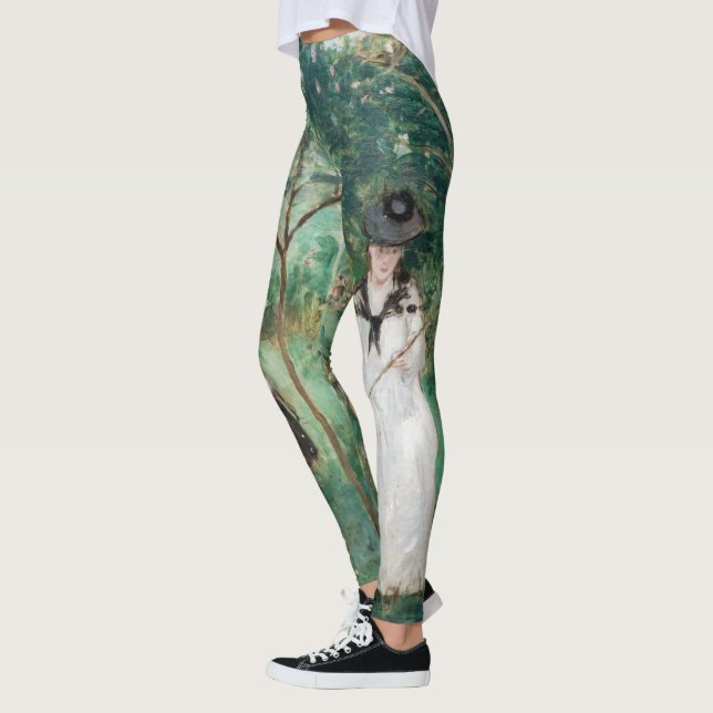 Berthe Morisot - Butterfly Hunt Leggings (Vänster)