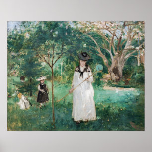 Berthe Morisot - Butterfly Hunt Poster