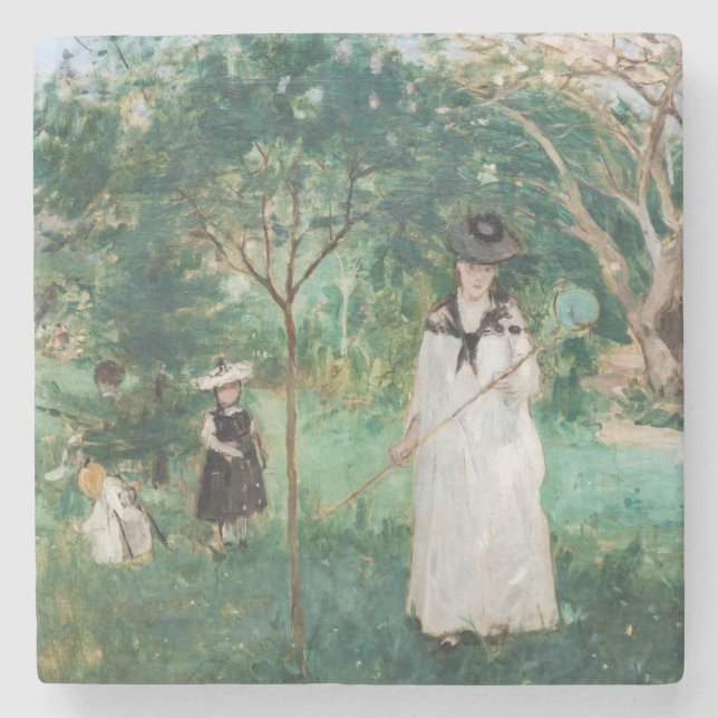 Berthe Morisot - Butterfly Hunt Stenunderlägg (Framsidan)