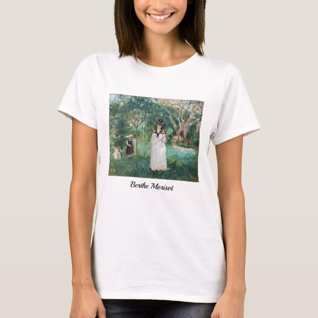 Berthe Morisot - Butterfly Hunt T Shirt (Framsida)