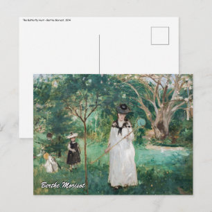 Berthe Morisot - Butterfly Hunt Vykort