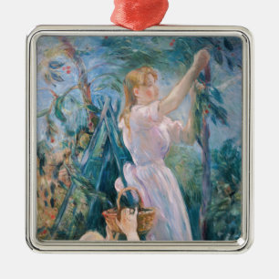 Berthe Morisot - Cherry Picker Julgransprydnad Metall
