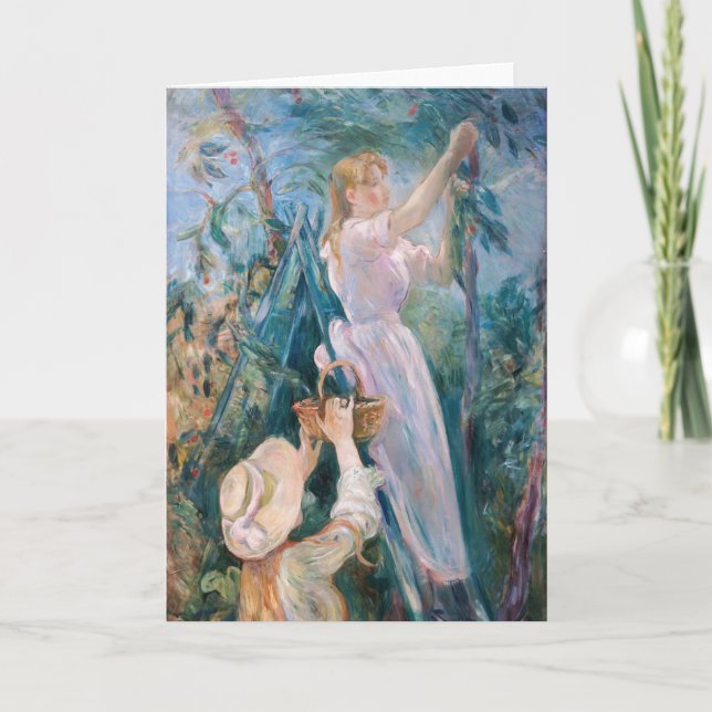 Berthe Morisot - Cherry Picker Kort (Framsida)
