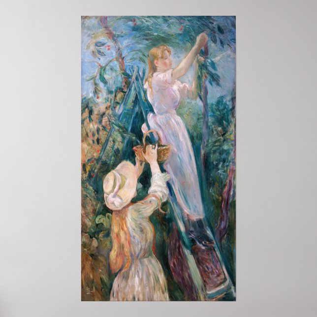 Berthe Morisot - Cherry Picker Poster (Framsidan)