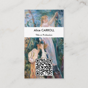 Berthe Morisot - Cherry Picker - QR-koden Visitkort