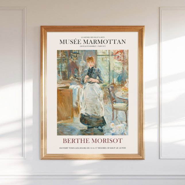 Berthe Morisot Dining Room 1886 Utställningsartike Poster (Skapare uppladdad)