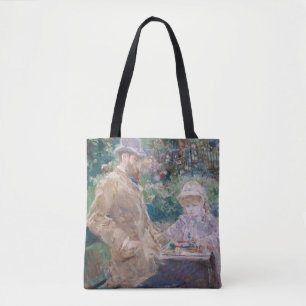 Berthe Morisot - Eugene Manet med sin dotter Tygkasse