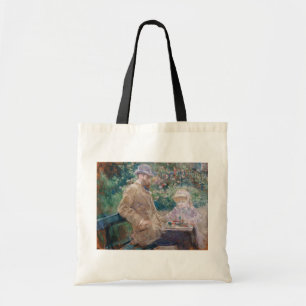 Berthe Morisot - Eugene Manet med sin dotter Tygkasse