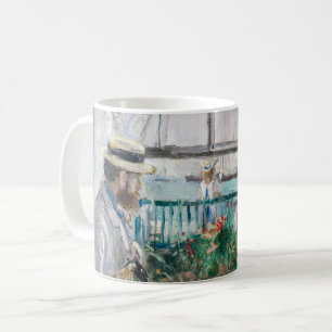 Berthe Morisot - Eugene Manet på Isle of Wight Kaffemugg