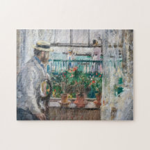Berthe Morisot - Eugene Manet på Isle of Wight
